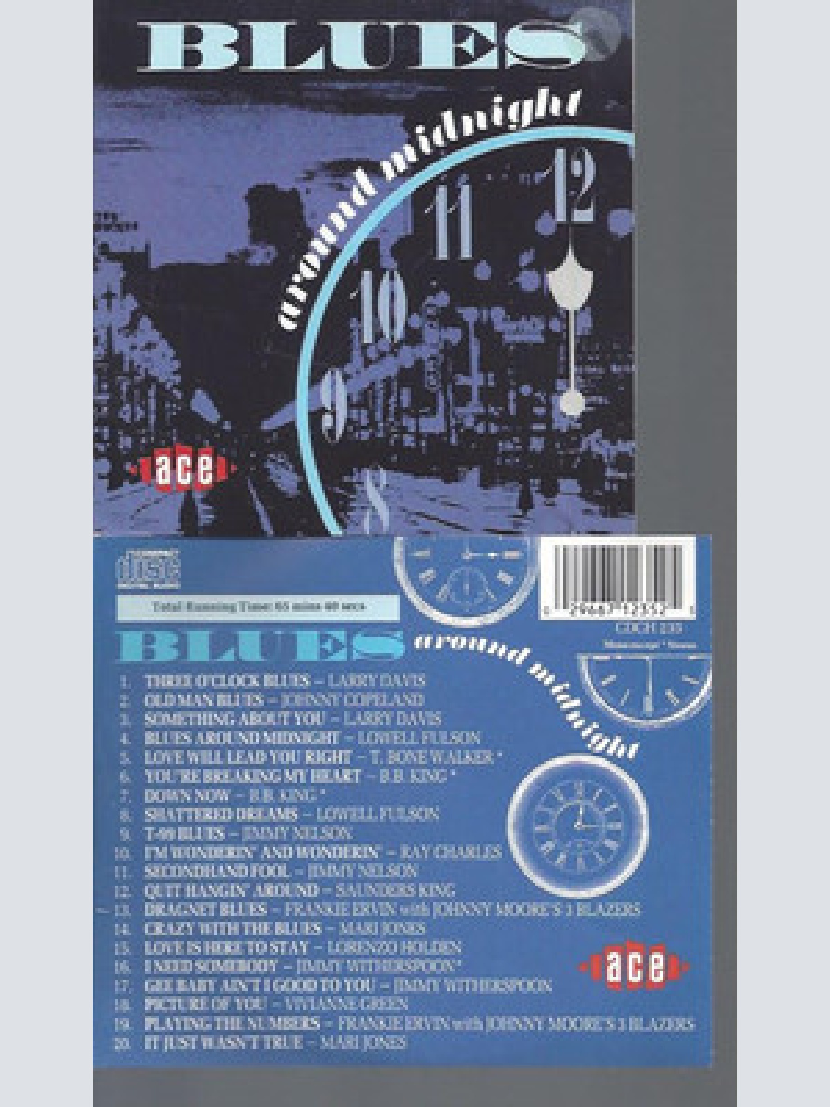 CD-BLUES AROUND  MIDNIGHT