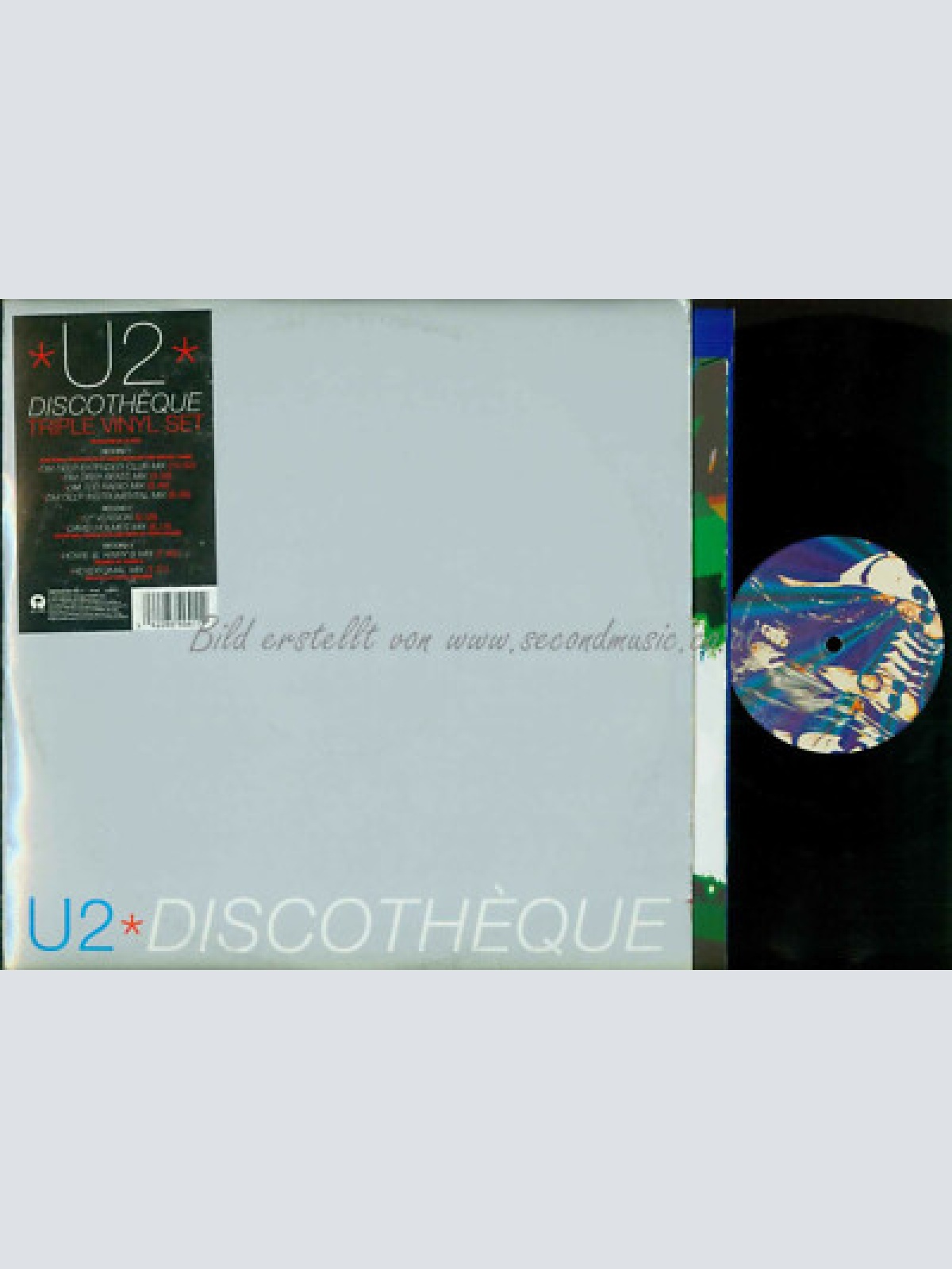 3LP-MAXI-  U2  Discothèque  // M+ Poster
