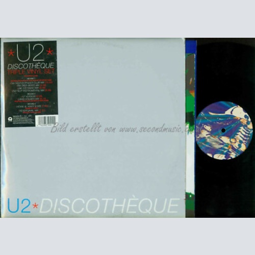 3LP-MAXI-  U2  Discothèque  // M+ Poster