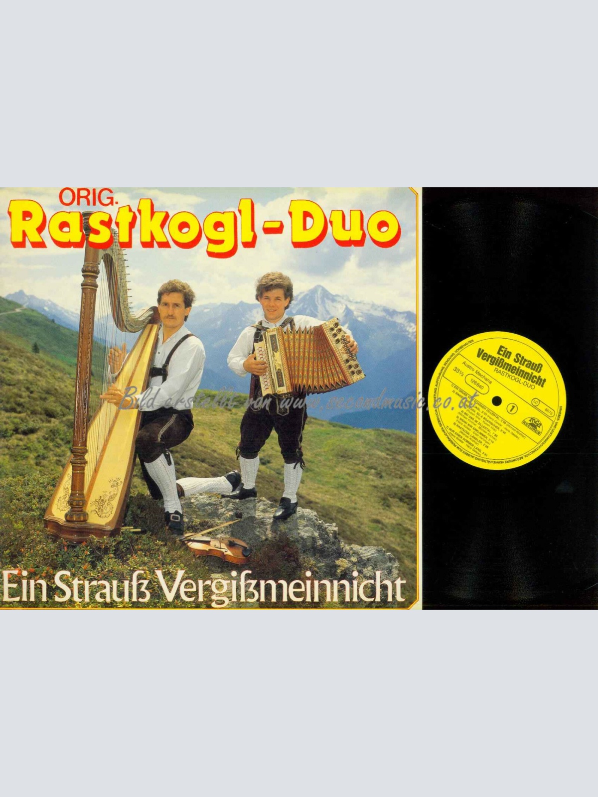 LP-- Orig. Rastkogl Duo – Ein Strauß Vergißmeinnicht   /  NM