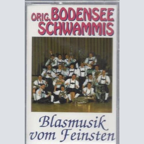 MC--Orig. Bodensee Schwammis --Blasmusik vom Feinsten