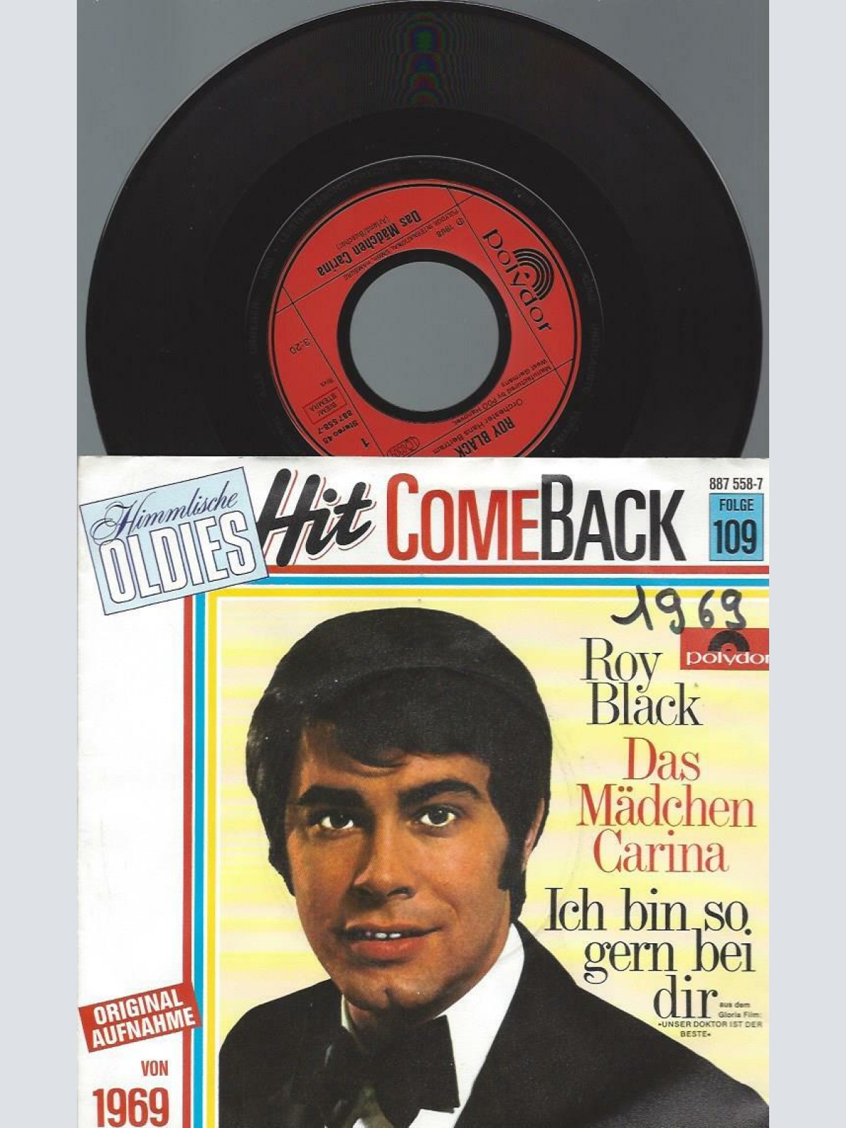 7" Roy Black – Das Mädchen Carina