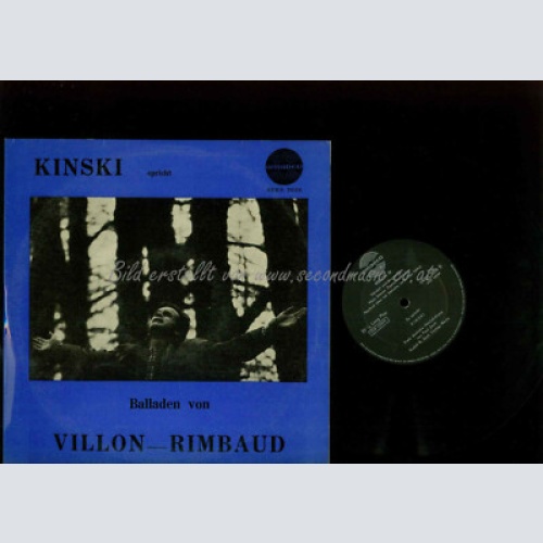 10"LP--   Kinski – Kinski Spricht Balladen Von Rimbaud - Villon