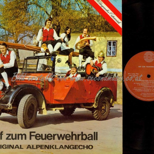 LP--Original Alpenklangecho – Auf Zum Feuerwehrball     /