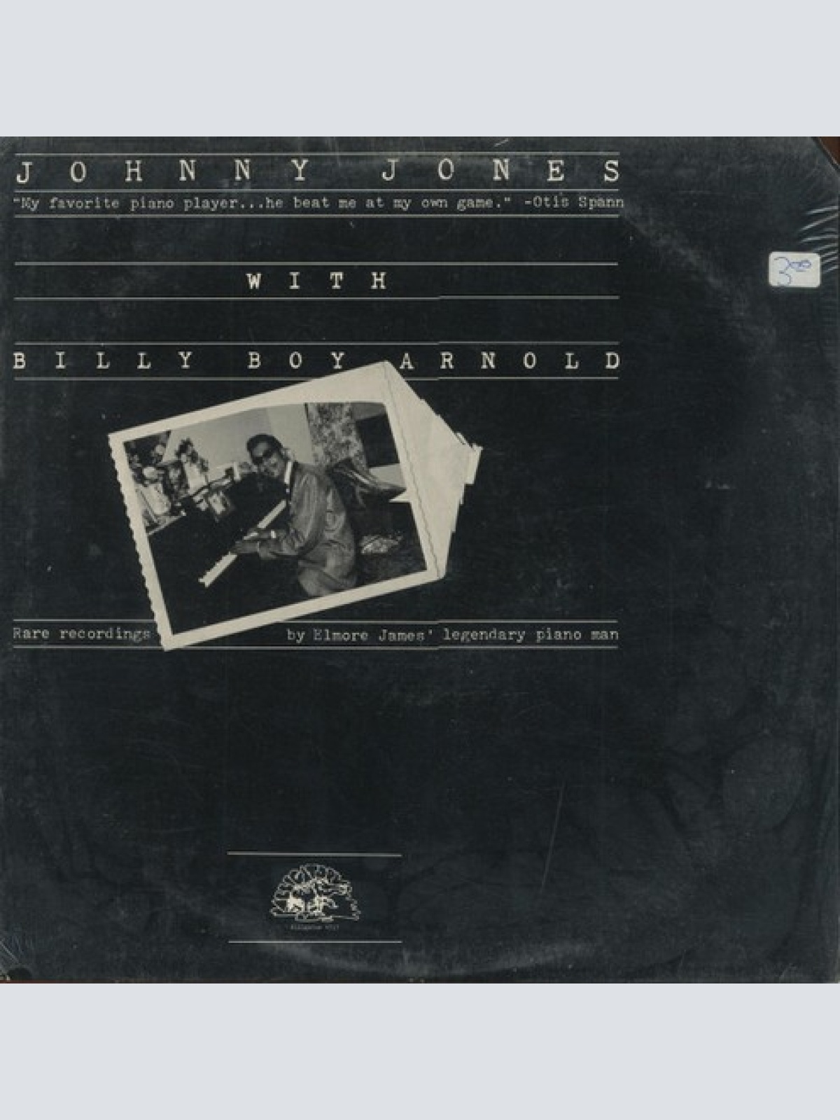 LP Johnny Jones* With Billy Boy Arnold - Johnny Jones With Billy Boy Arnold