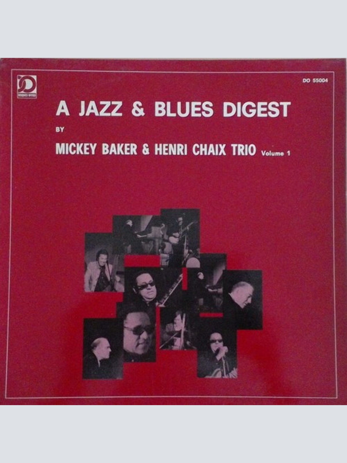 LP, Album Mickey Baker & Henri Chaix Trio - A Jazz & Blues Digest