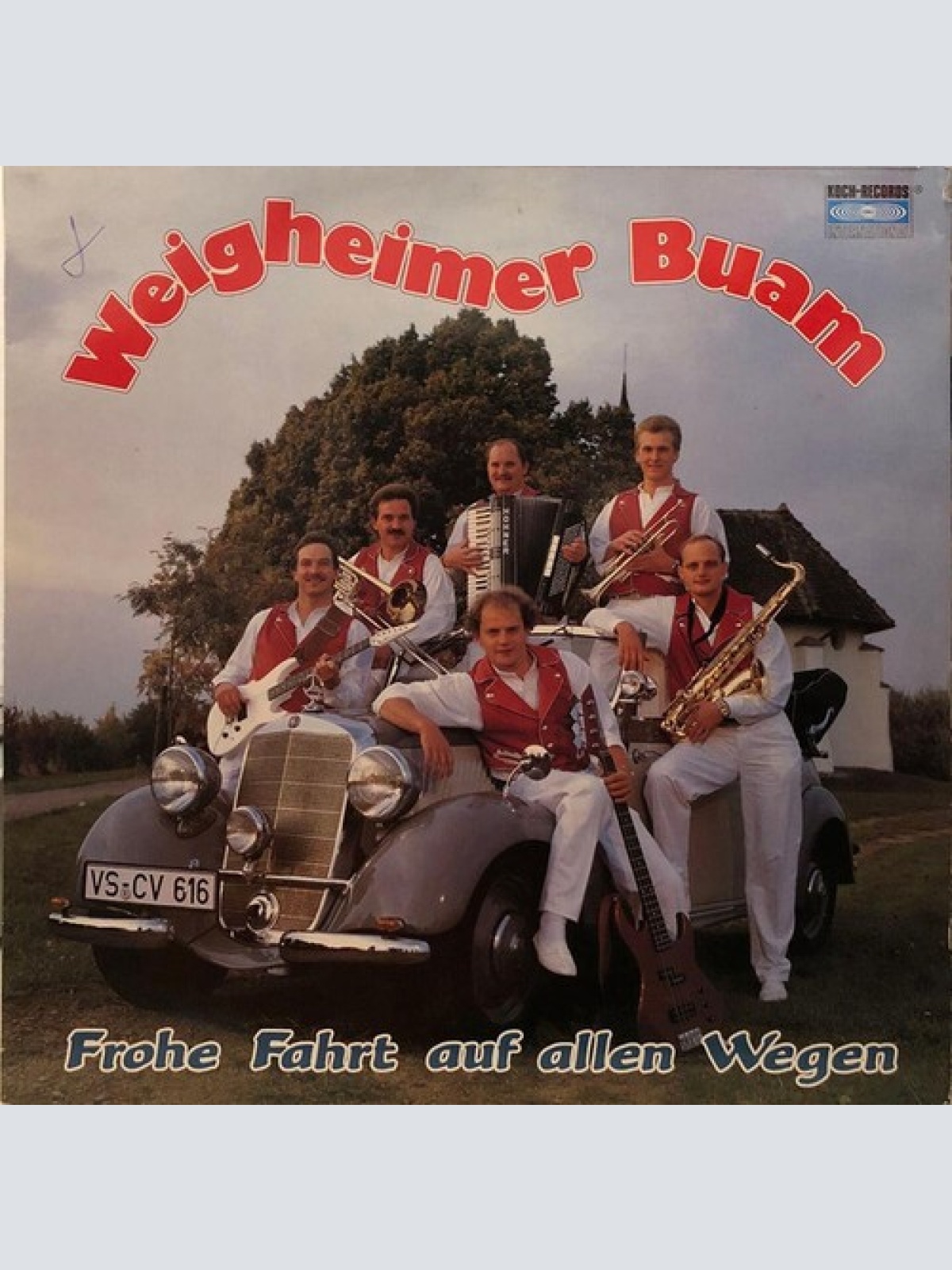 LP, Album Weigheimer Buam - Frohe Fahrt Auf Allen Wegen