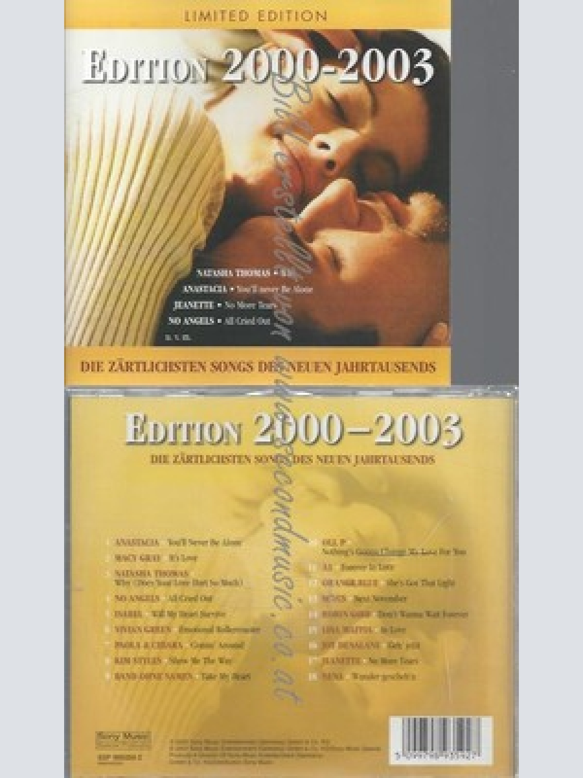 CD--DIE ZÄRTLICHSTEN SONGS DES NEUEN JAHRTAUSENDSLIMITED EDITION--200-2003/ VAR