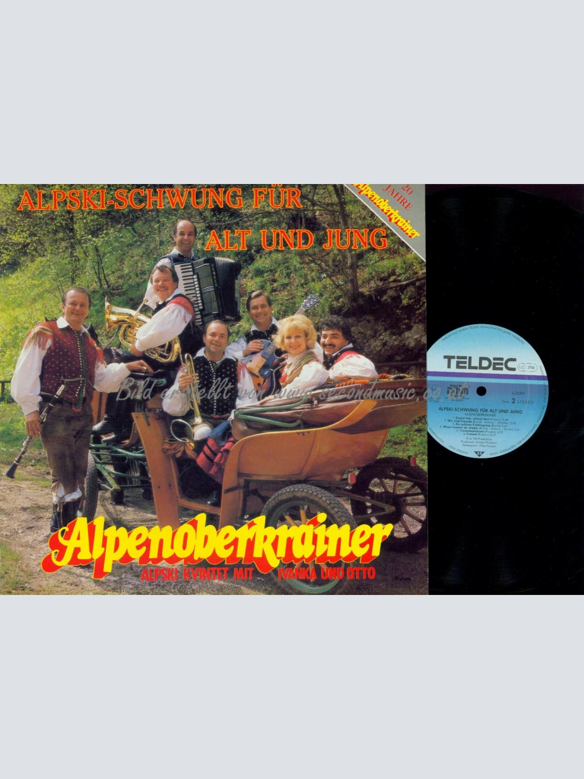 LP-ALPENOBERKRAINER --ALPSKI SCHWUNG FÜR ALT UND JUNG / ALPSKI KVINTET