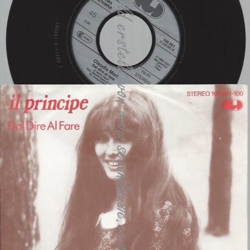 7"    Claudia Mori – Il Principe
