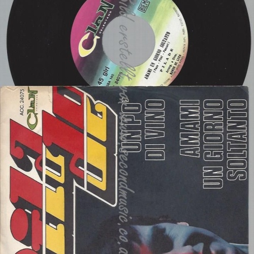 7"   Pilade  Un Po' Di Vino