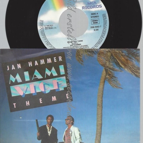 7"    Jan Hammer  Miami Vice Theme