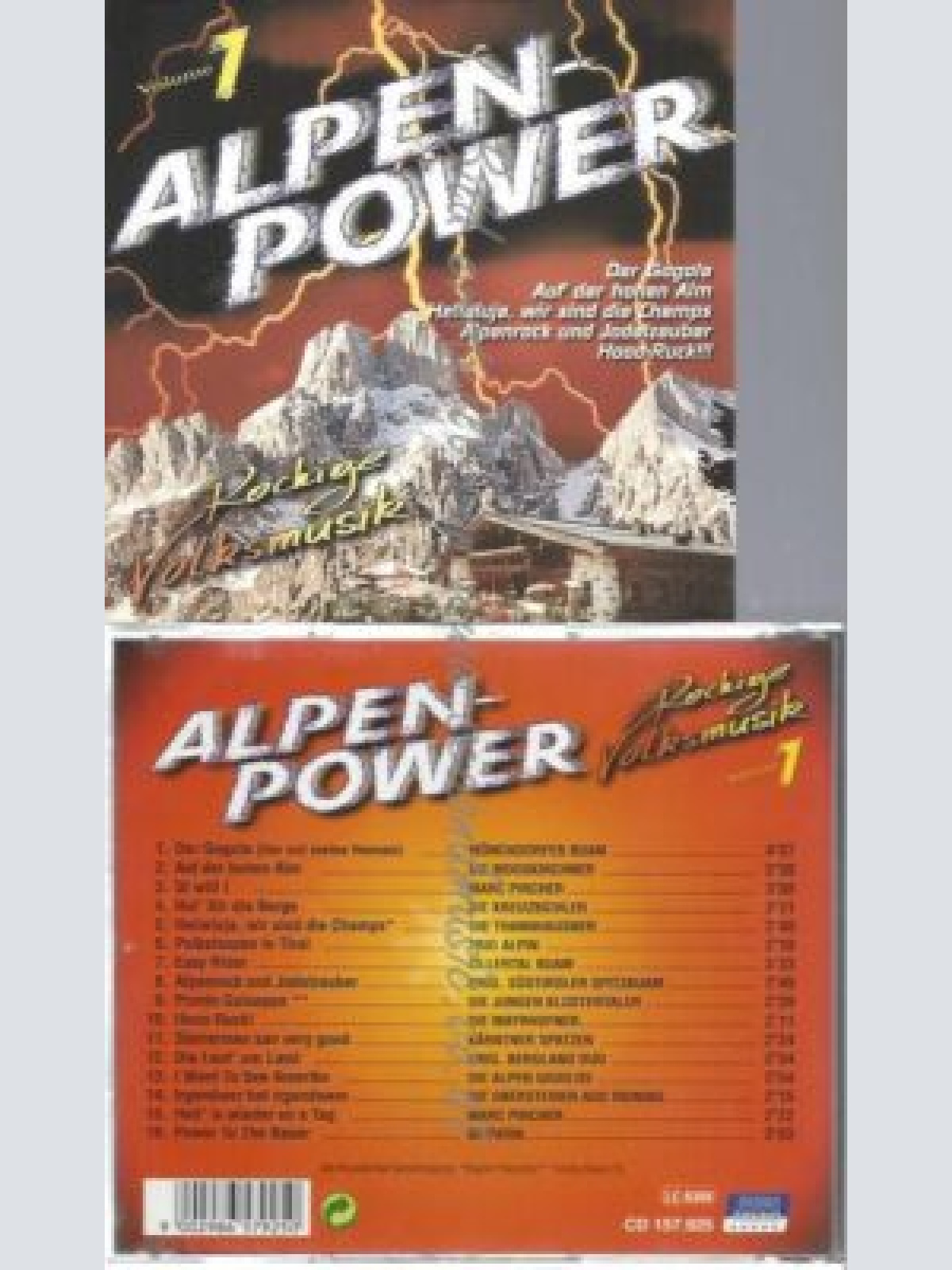 CD--TRIO ALPIN, ZILLERTALER BUAM,ALPENPOWER 1