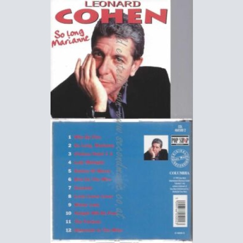 CD--LEONARD COHEN | --SO LONG MARIANNE