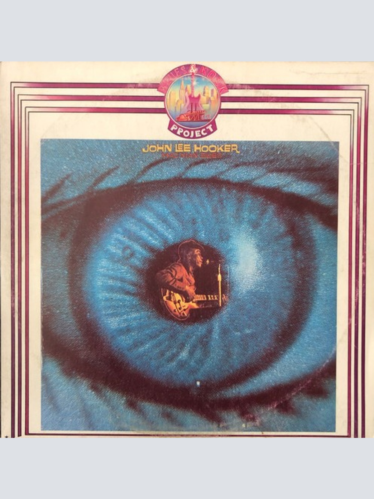 2xLP, Comp, RE, Gat John Lee Hooker - Mad Man Blues