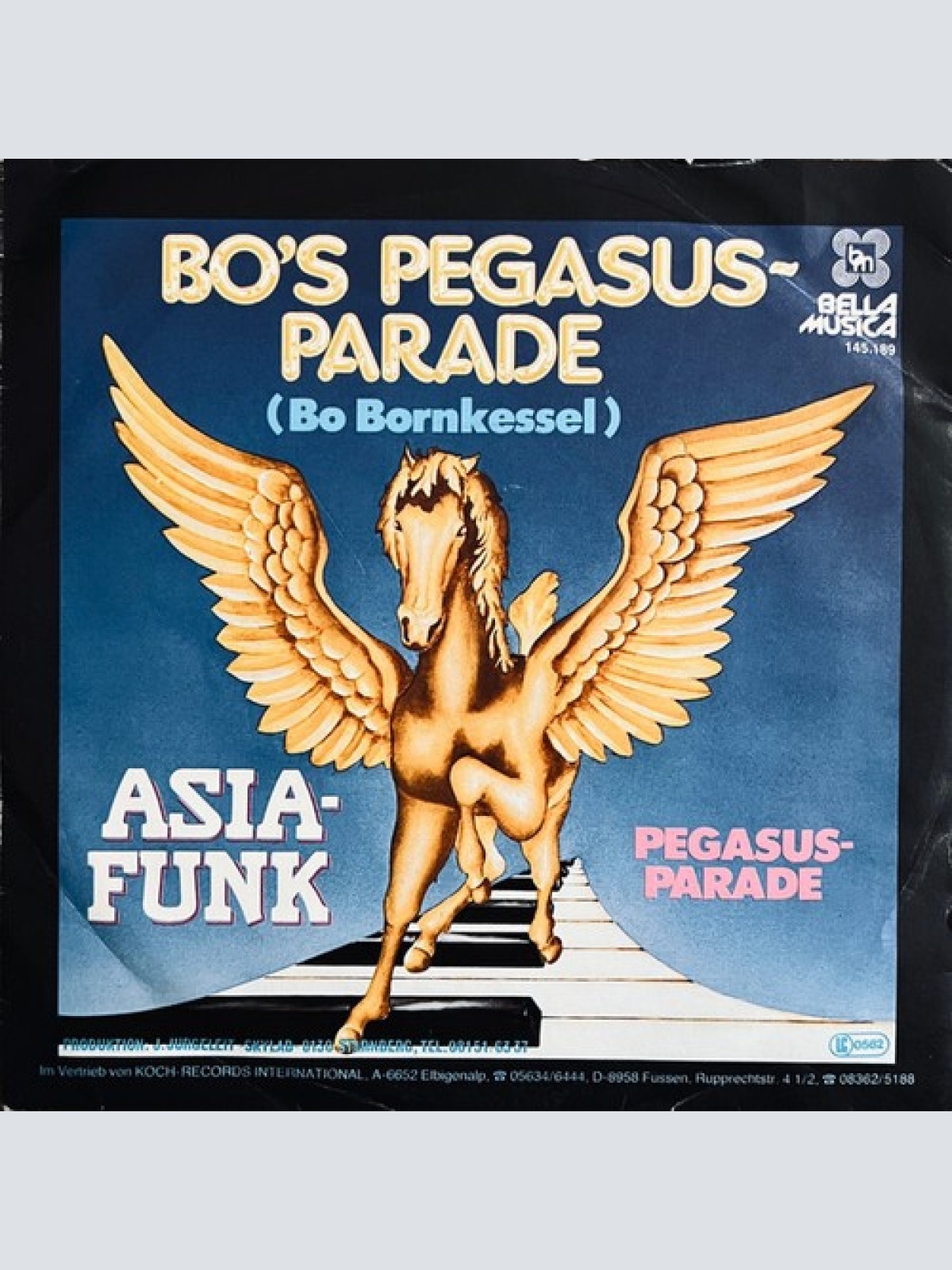 7", Single Bo's Pegasus Parade - Asia Funk