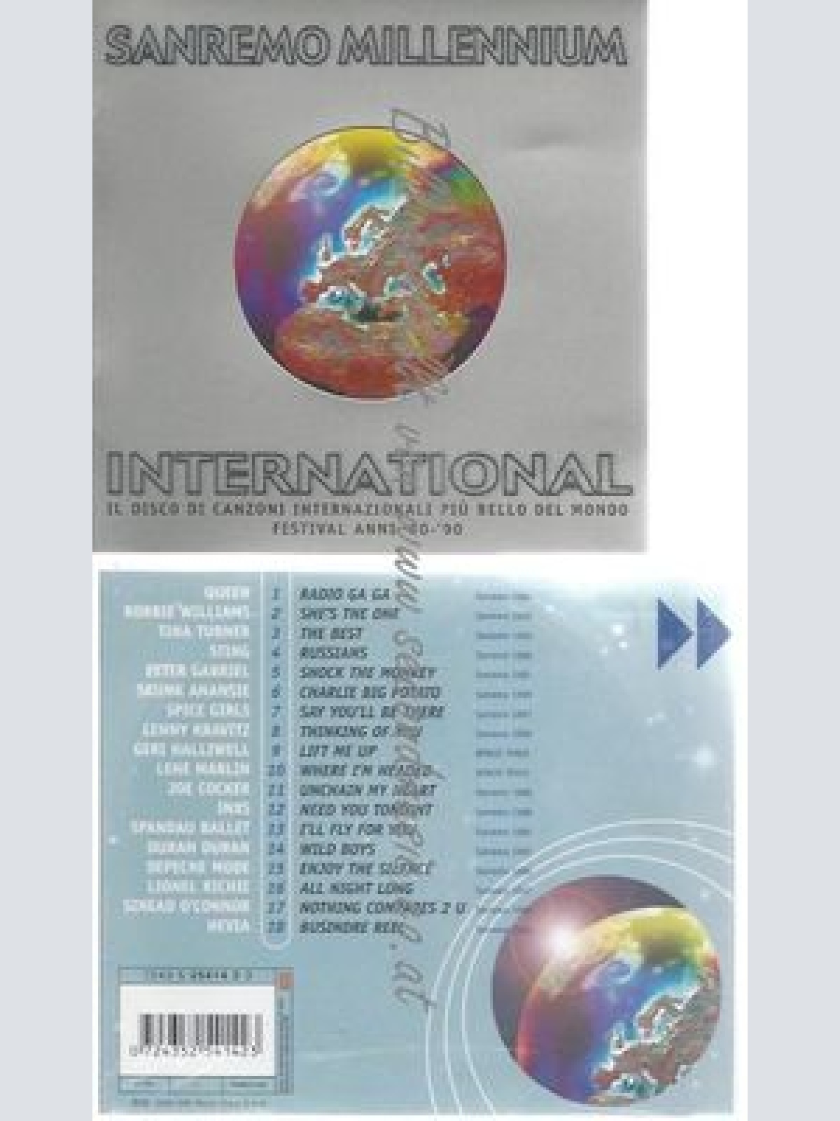 CD--VARIOUS--SANREMO MILLENNIUM