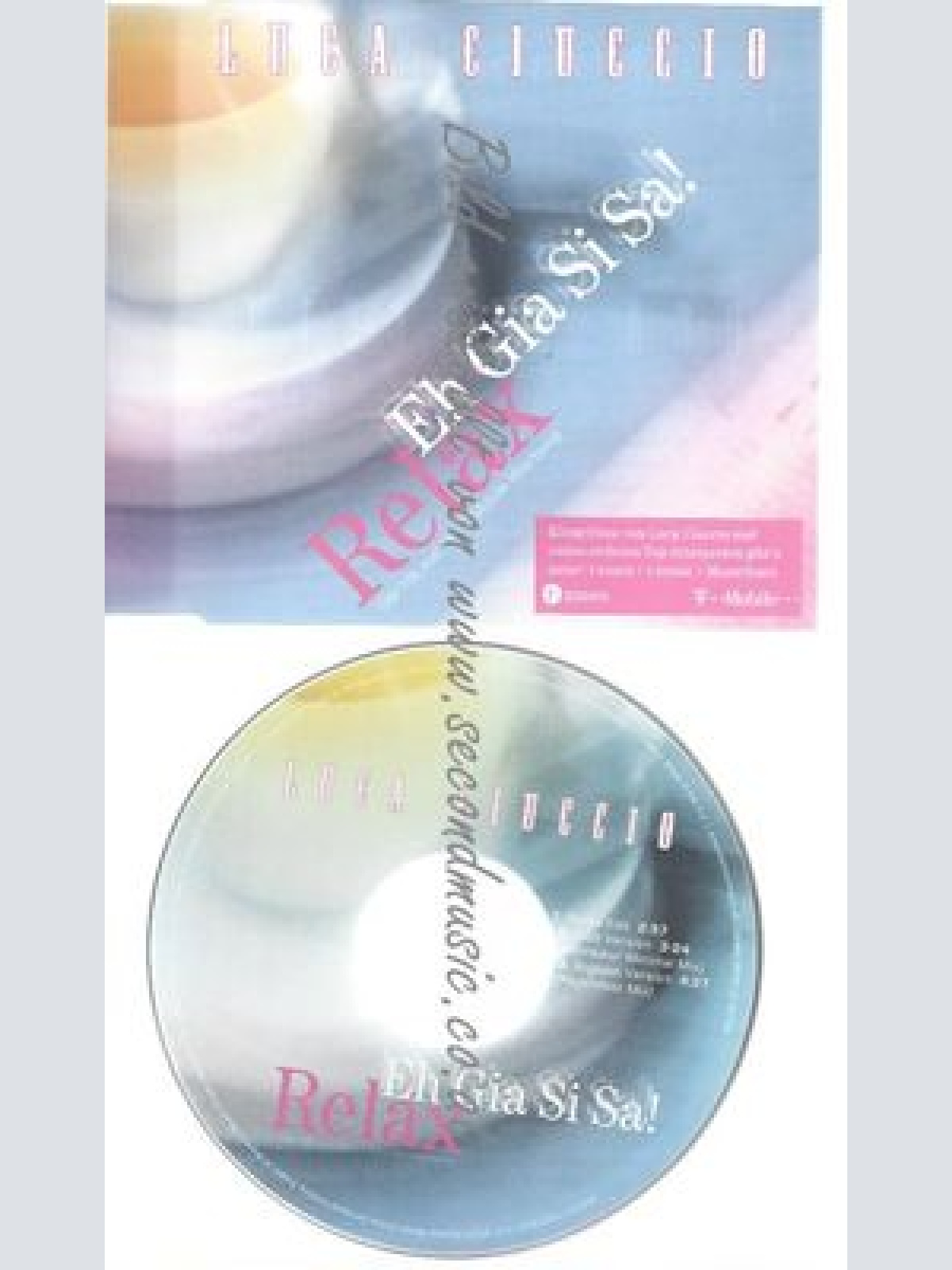 CD--LUCA CIUCCIO--RELAX -EH GIA SI SA- -MAXI-CD-