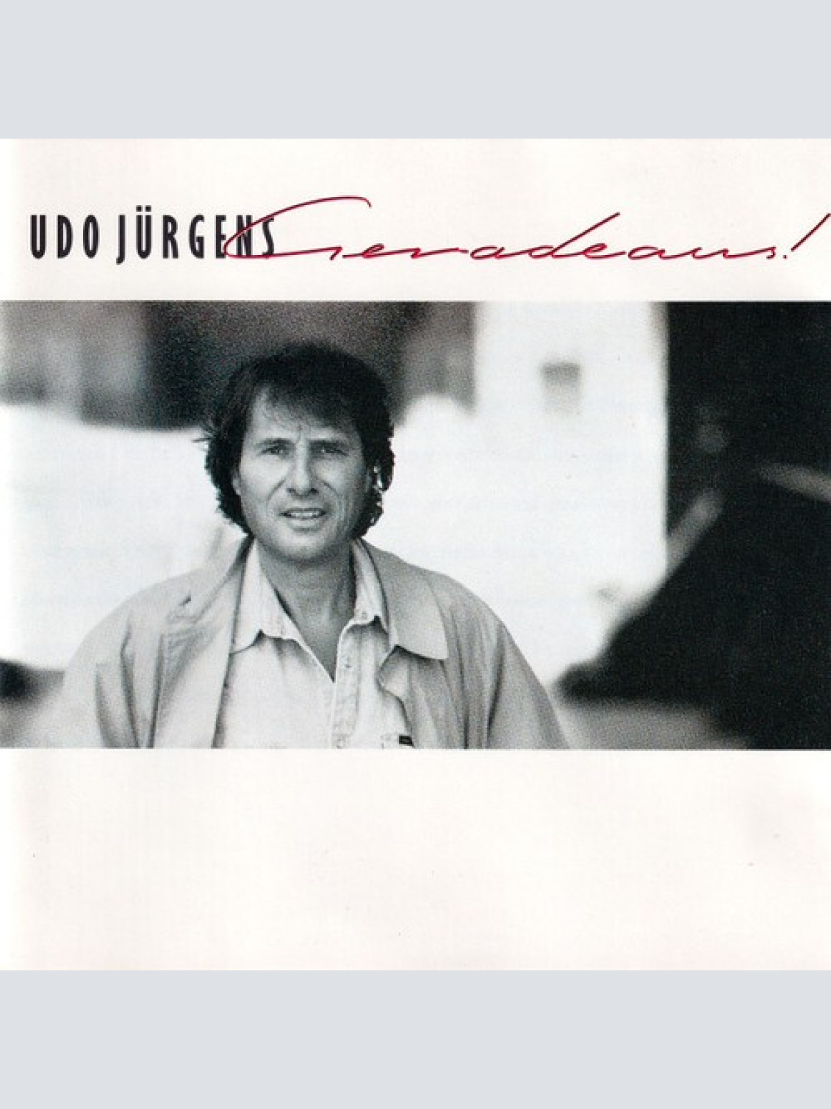 CD, Album Udo Jürgens - Geradeaus!