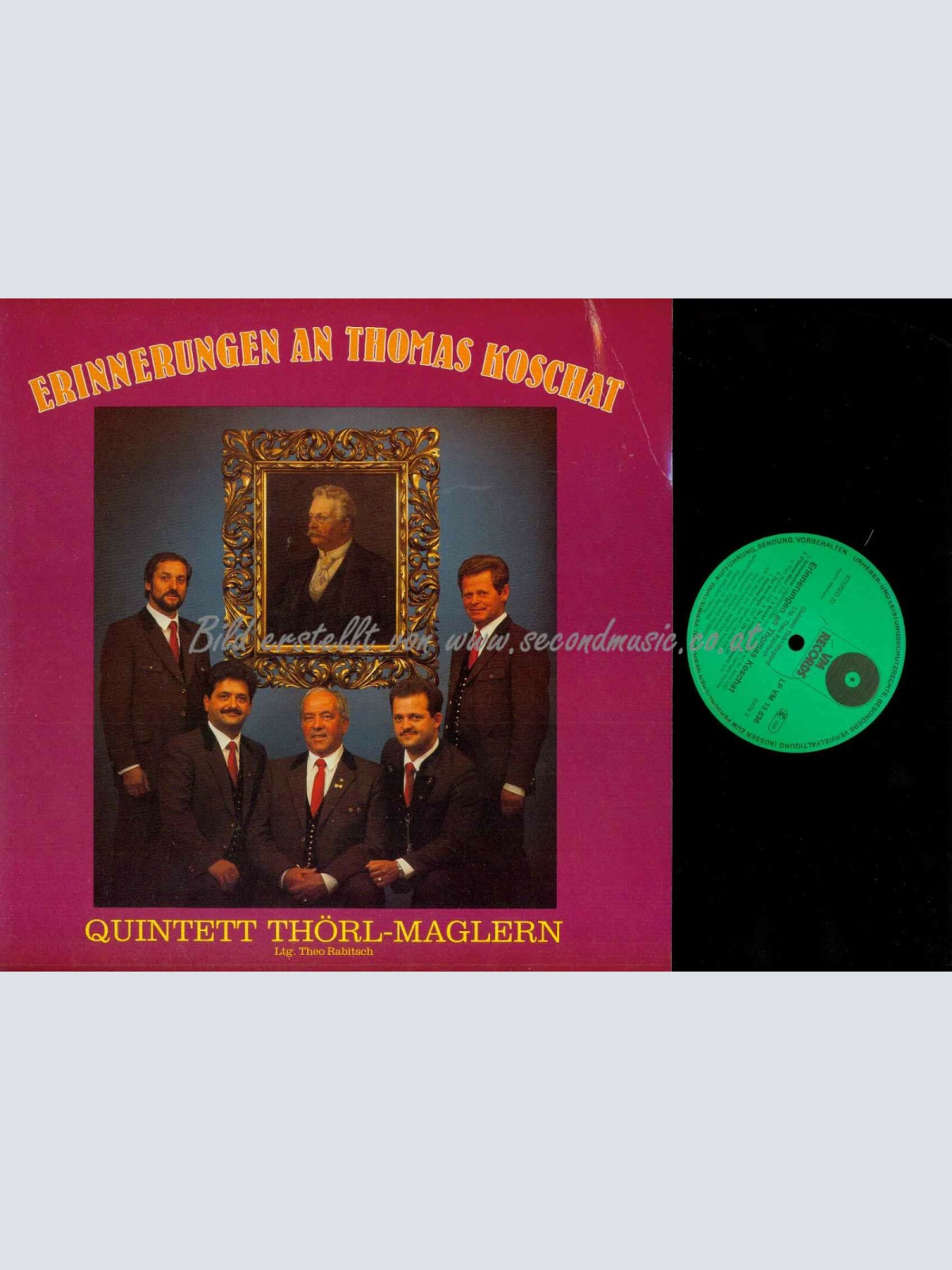 LP--Quintett Thörl-Maglern – Erinnerungen An Thomas Koschat //   NM