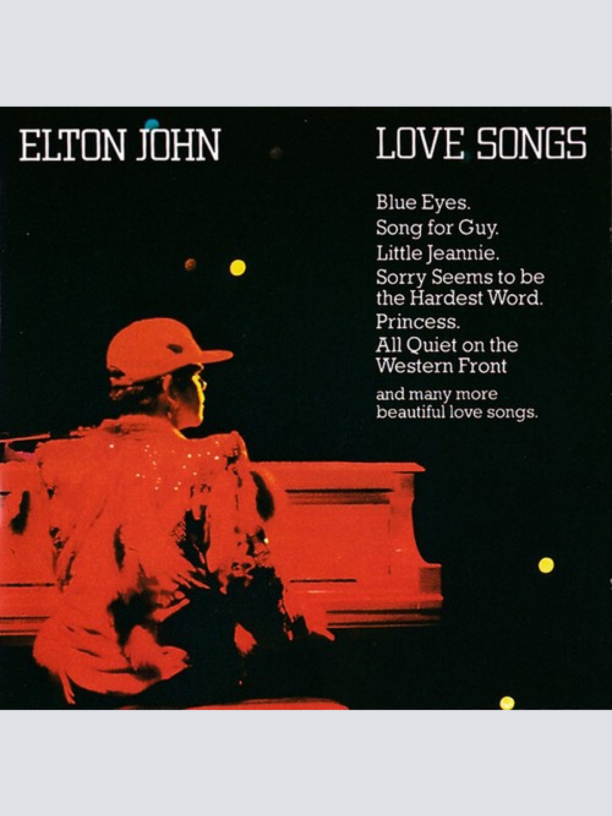 CD, Comp Elton John - Love Songs