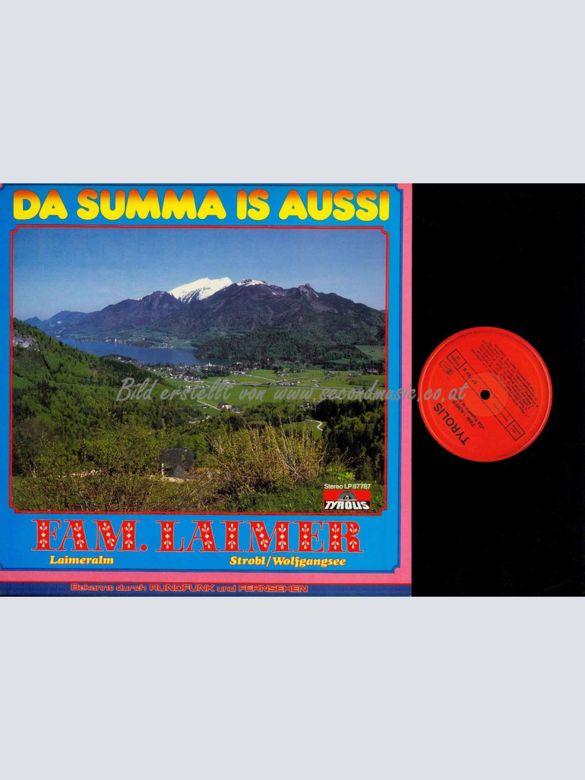 LP-- Fam. Laimer --  Da Summa is Aussi//   NM