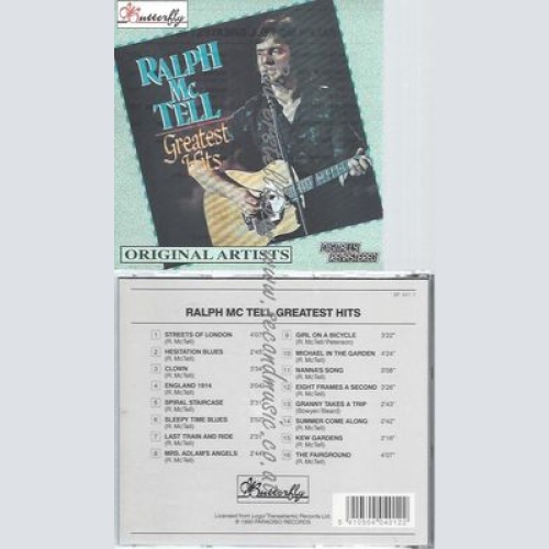 CD--RALPH MCTELL--GREATEST HITS,STREETS OF LOND