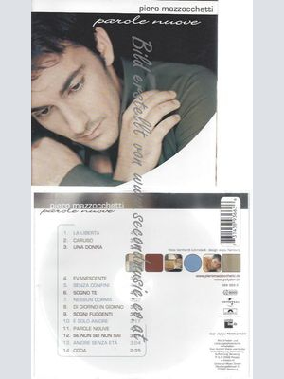 CD--PIERO MAZZOCCHETTI--PAROLE NUOVE