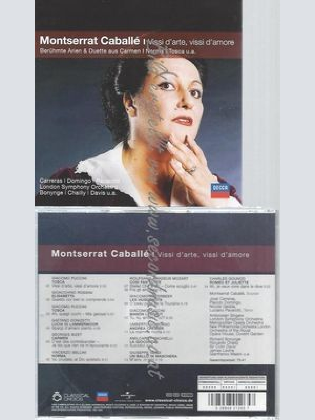 CD--MONTSERRAT CABALLÉ--VISSI D'ARTE, VISSI D'AMORE -CLASSICAL CHOICE-