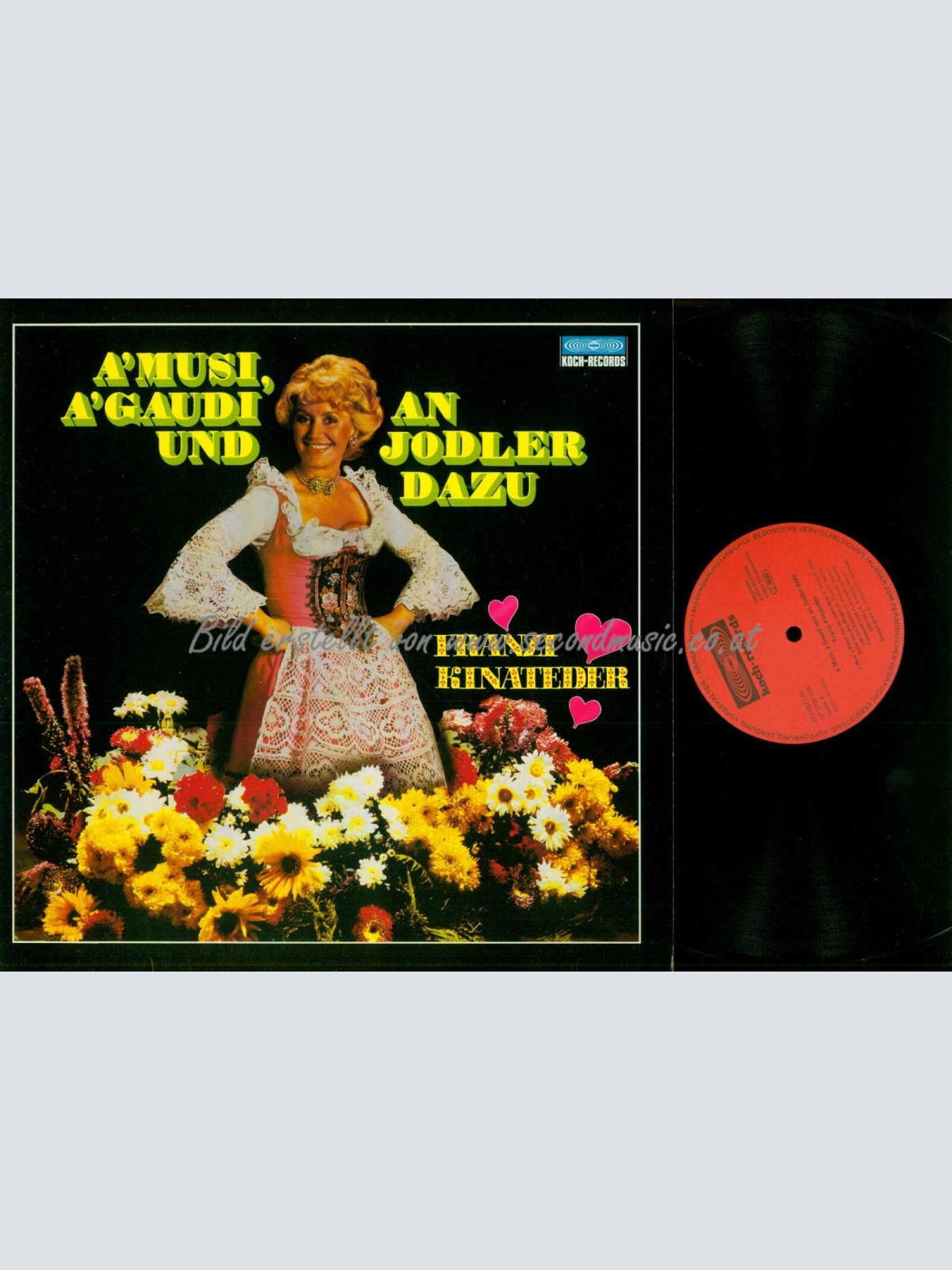 LP--Franzi Kinateder – A'Musi, A'Gaudi Und An Jodler Dazu //   NM
