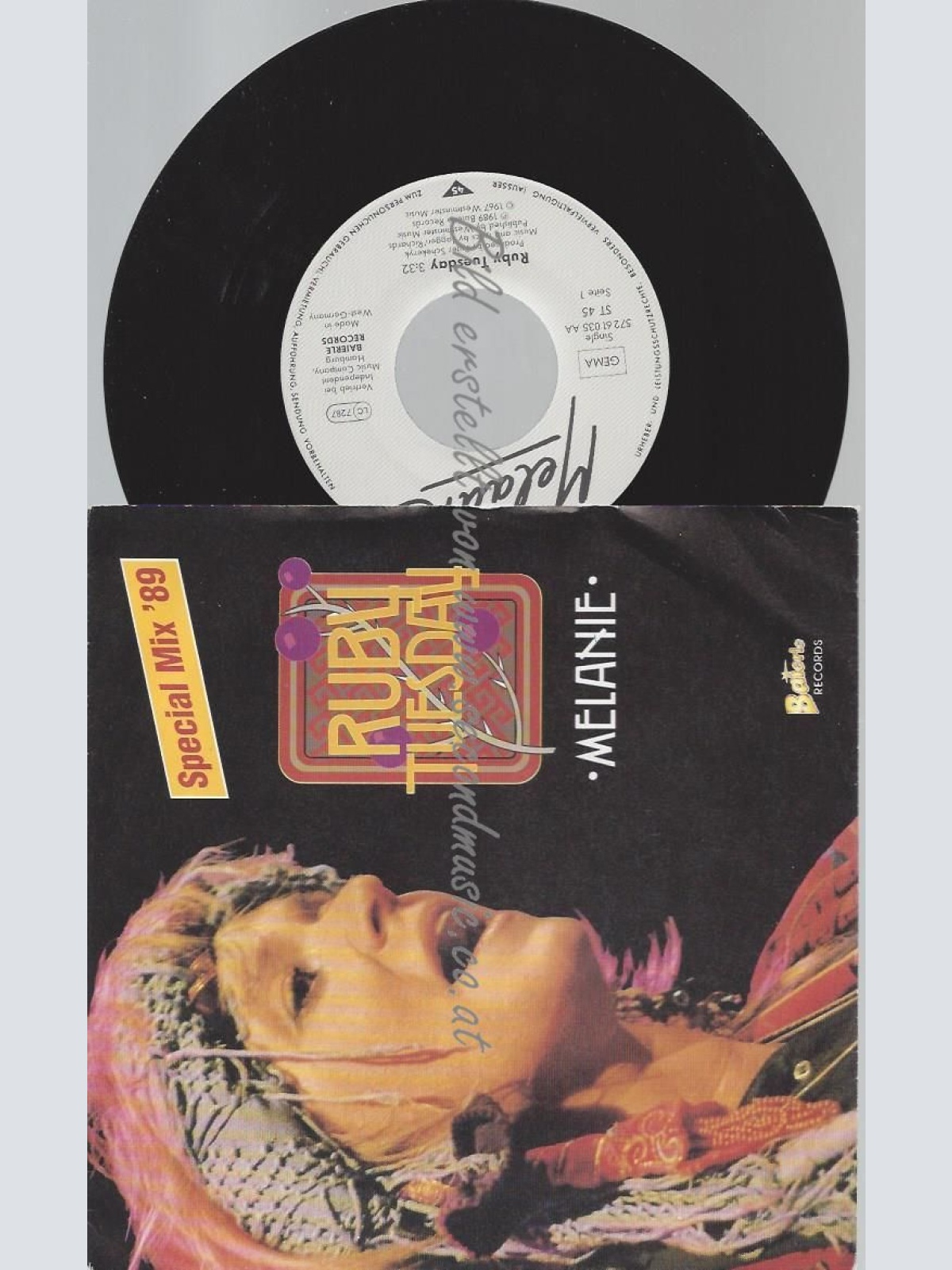 7"  Melanie   Ruby Tuesday - Special Mix '89