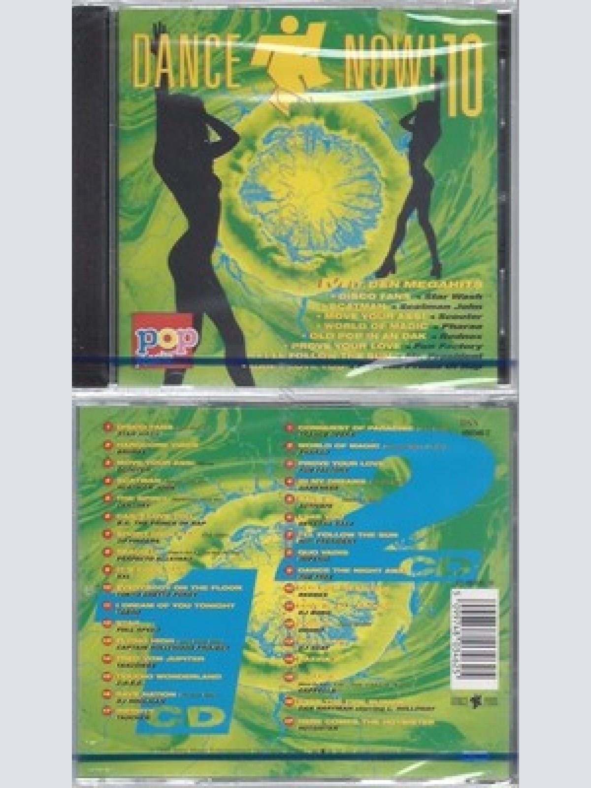 CD--NM-SEALED-STAR WASH, 20 FINGERS, PHARAO UND FUN FACTORY -- DANCE NOW 10 -19
