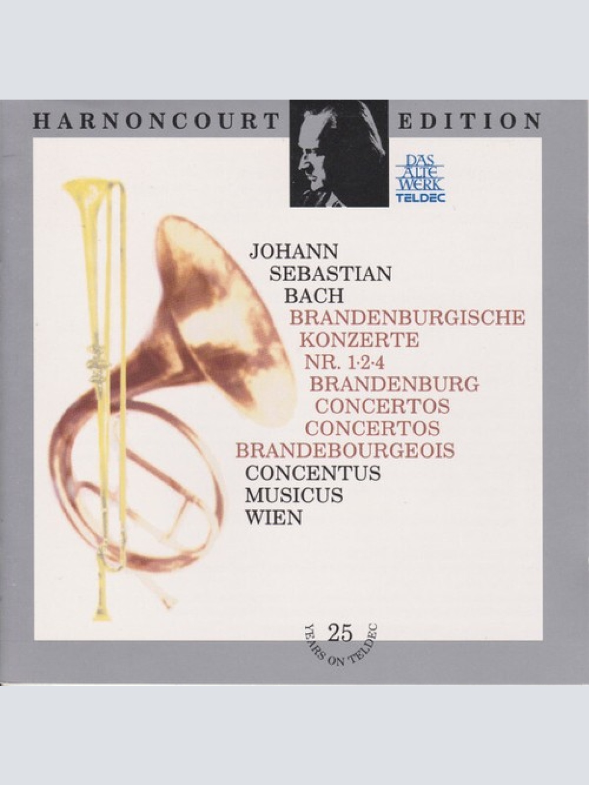 CD, Album Johann Sebastian Bach - Concentus Musicus Wien, Nikolaus Harnoncour...