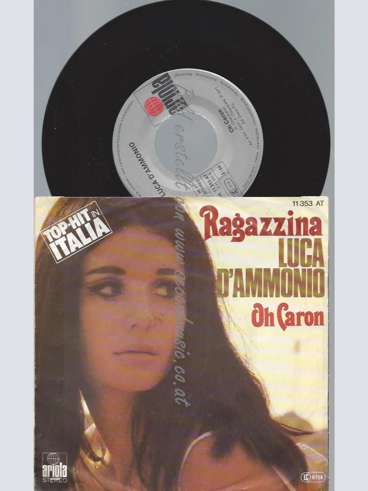7"    Luca D'Ammonio  Ragazzina