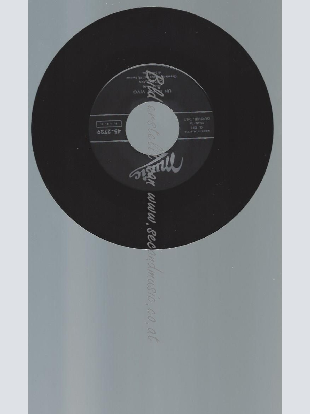 7"  Tony Dallara – Un Uomo Vivo //AT