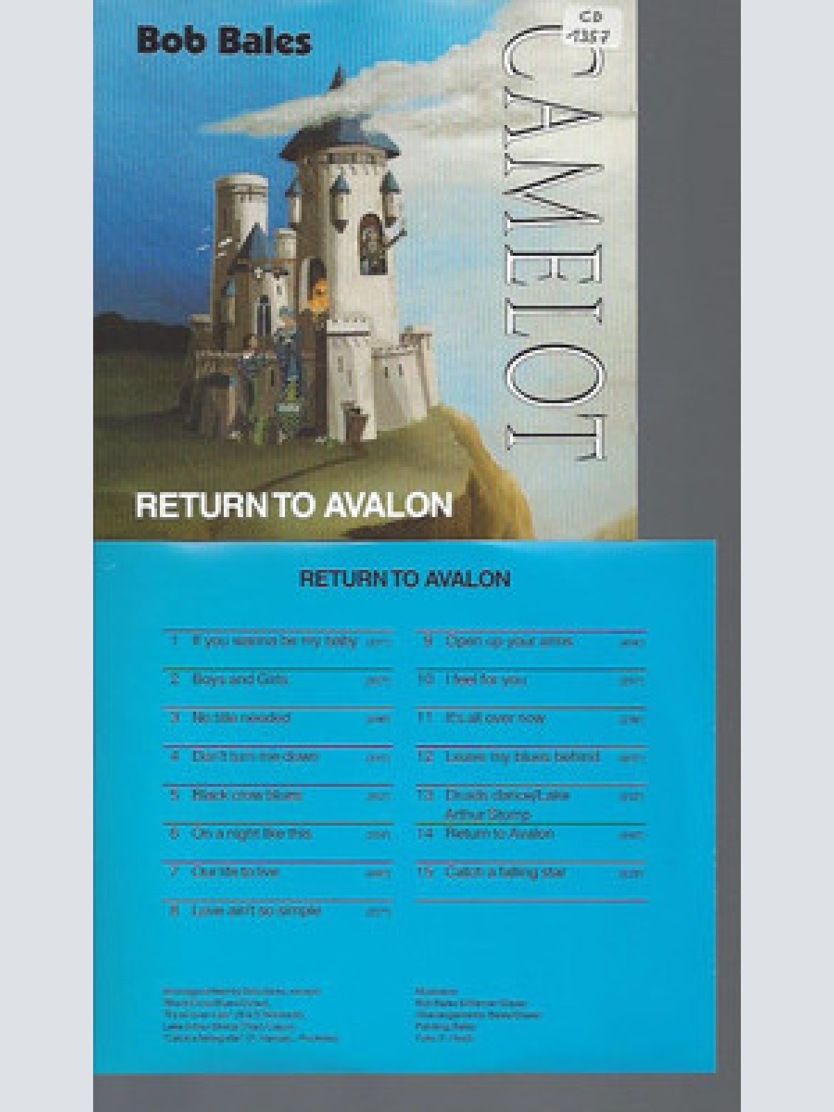 CD-BOB BALES RETURN TO AVALON