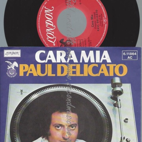7"  Paul Delicato  Cara Mia