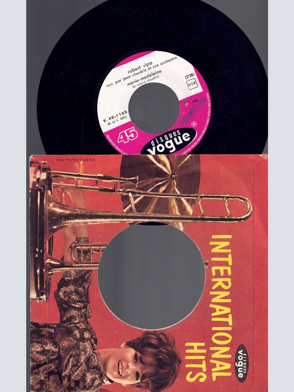 7" Robert Ripa Marie madeleine   / Promo