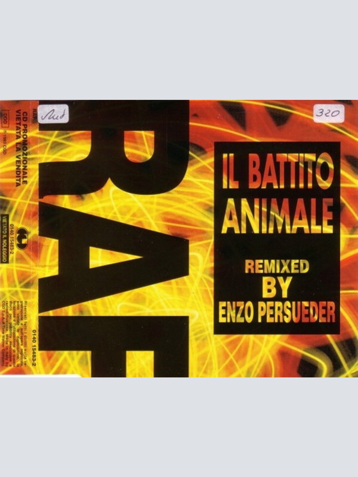 CD, Maxi, Promo RAF (5) - Il Battito Animale Remixed By Enzo Persueder