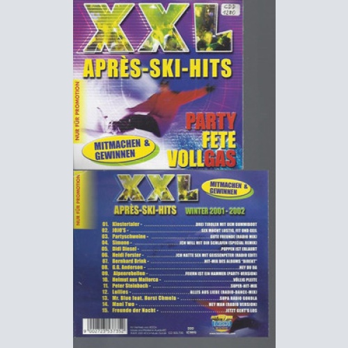 CD- XXL APRES SKI HITS // PROMO 2001-2002
