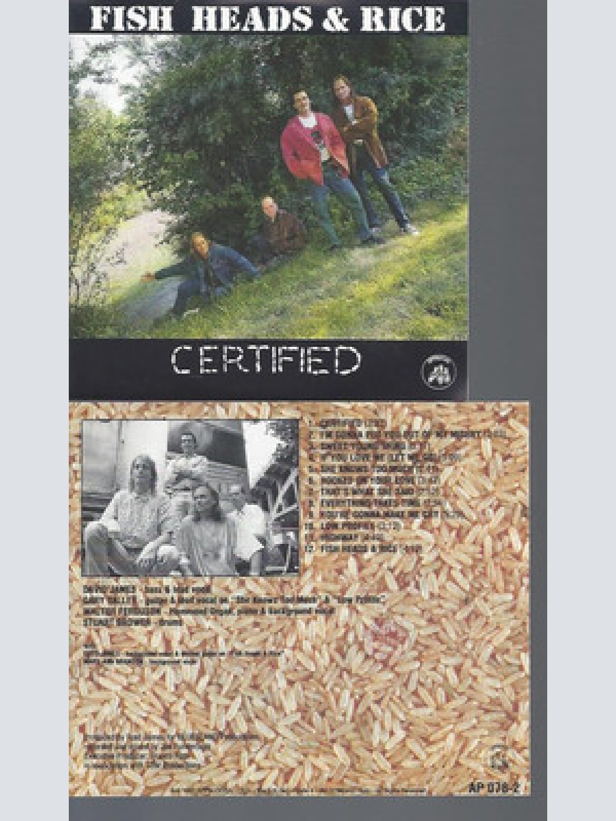 CD-FISH HEADS & RICE CERTIFIED