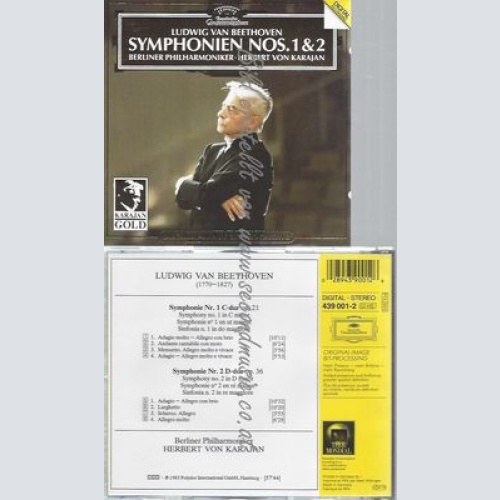 CD--HERBERT / KARAJAN--BEETHOVEN: SYMPHONIES NOS. &  : KARAJAN