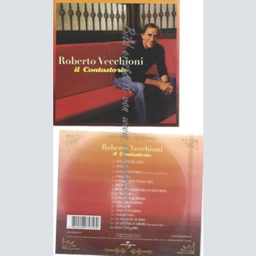CD--ROBERTO VECCHIONI--IL CONTASTORIE