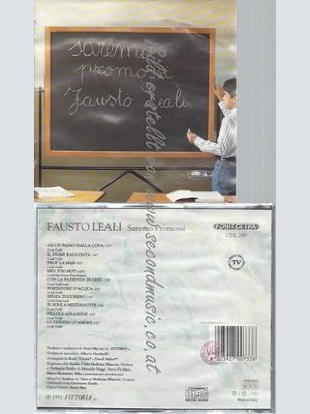 CD--FAUSTO LEALI--SAREMO PROMOSSI --