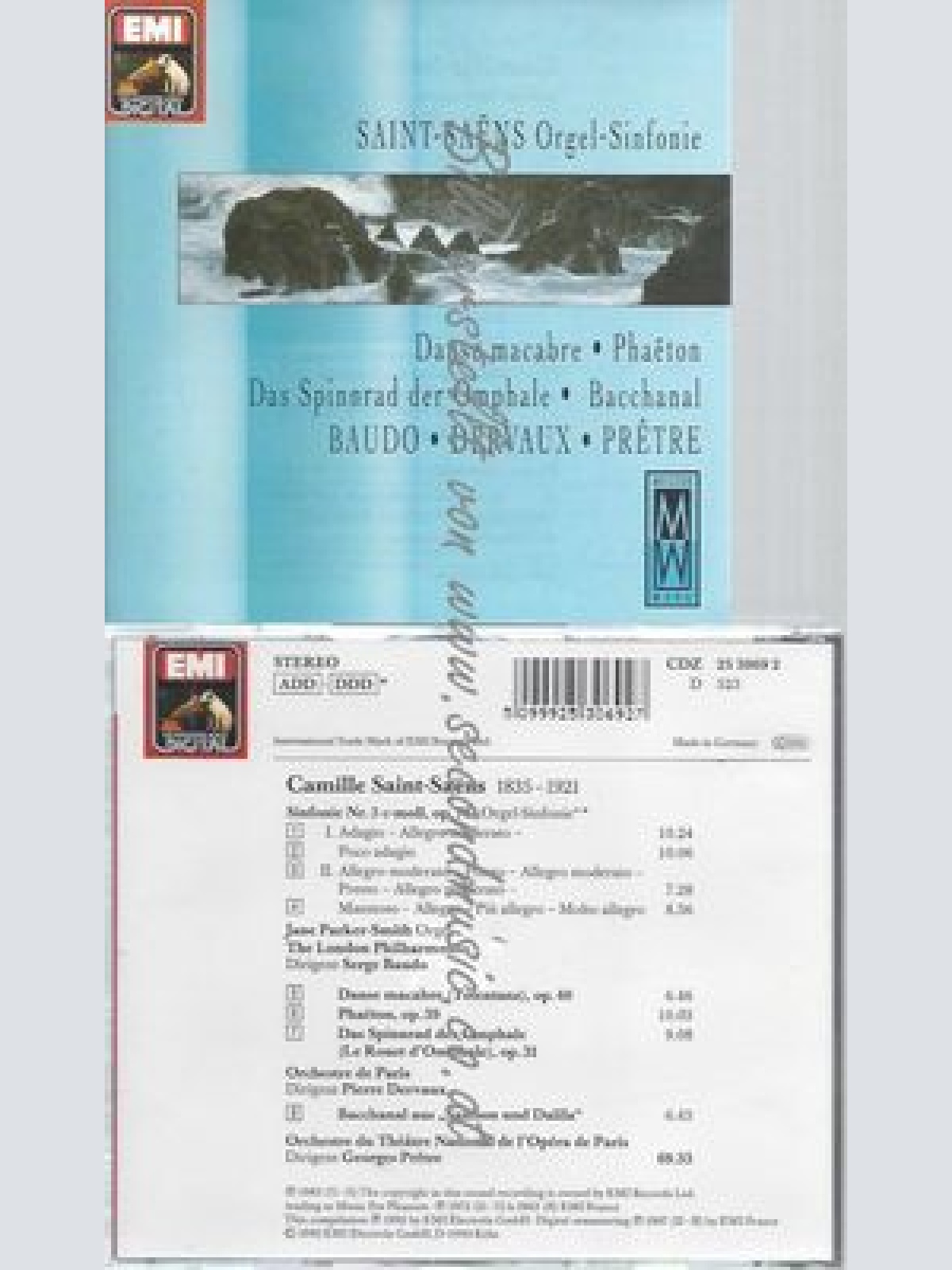 CD--ANSE MACABRE  "SAMSON & DALILA"/ BAUDO UND PRETRE--SINFONIE