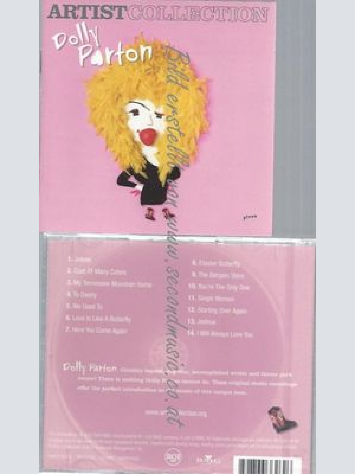 CD--DOLLY PARTON--THE ARTIST COLLECTION