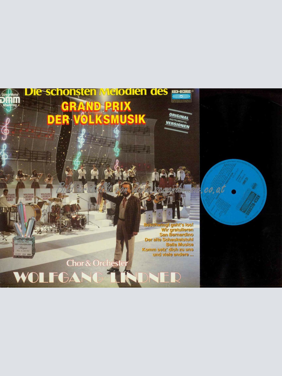 LP--Wolfgang Lindner Band – Die Schönsten Melodien Des Grand Prix Der Volk // NM