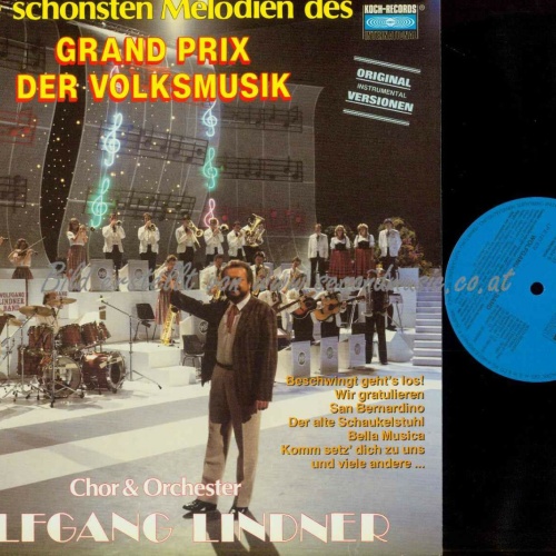 LP--Wolfgang Lindner Band – Die Schönsten Melodien Des Grand Prix Der Volk // NM