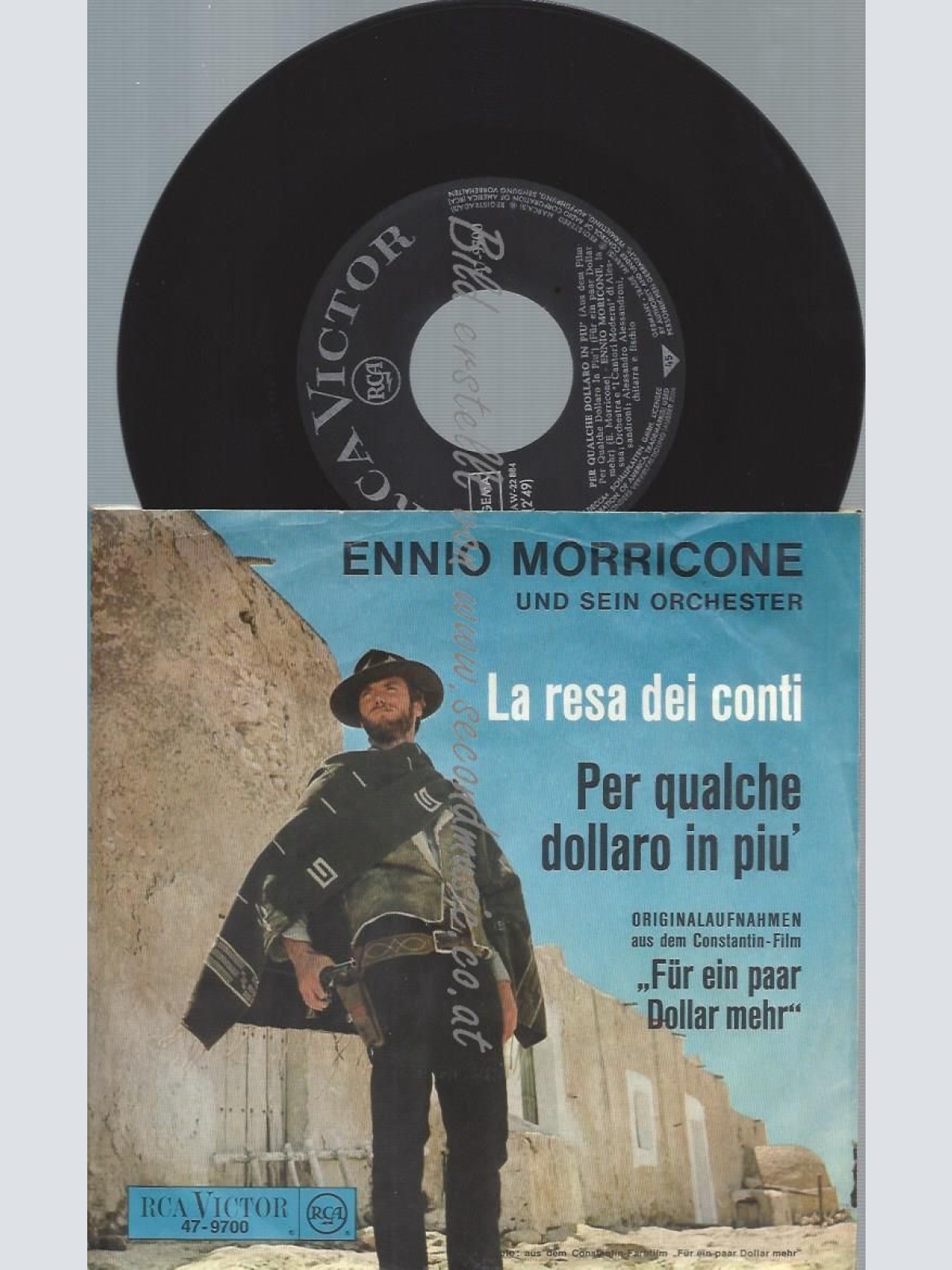 7"  Ennio Morricone Und Sein Orchester – La Resa Dei Conti