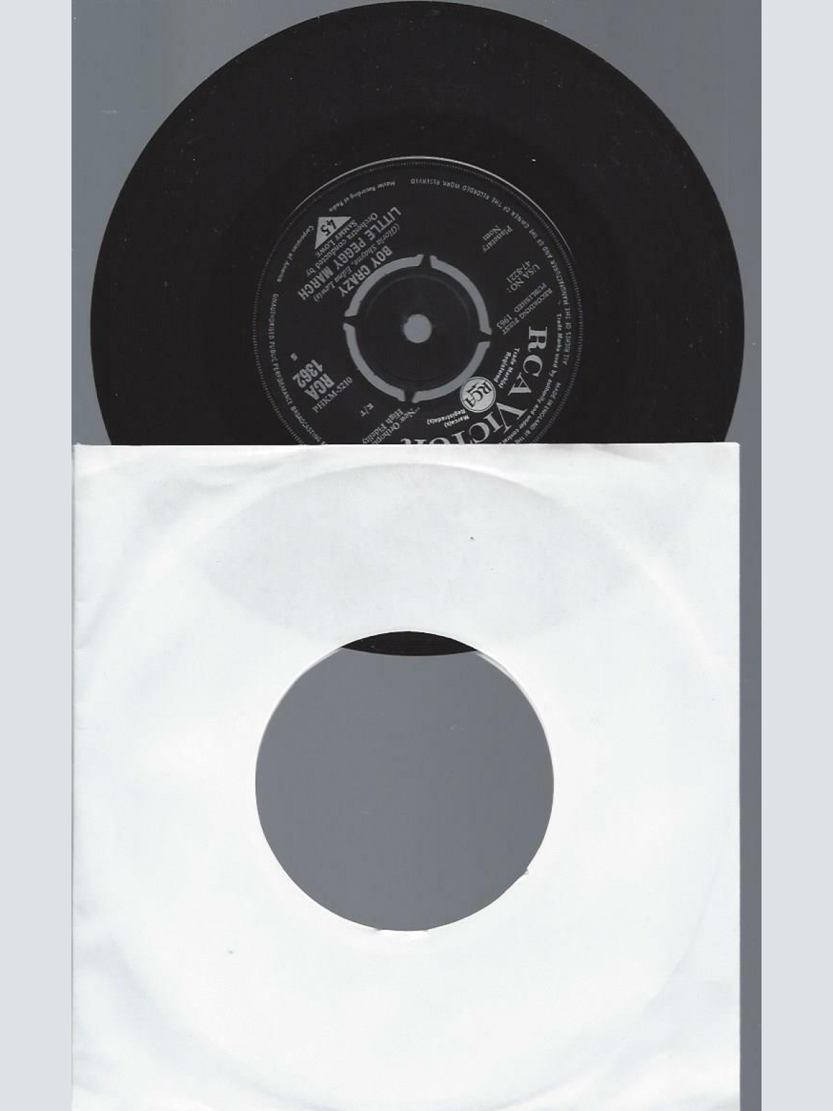 7"    Little Peggy March  Hello Heartache, Goodbye Love